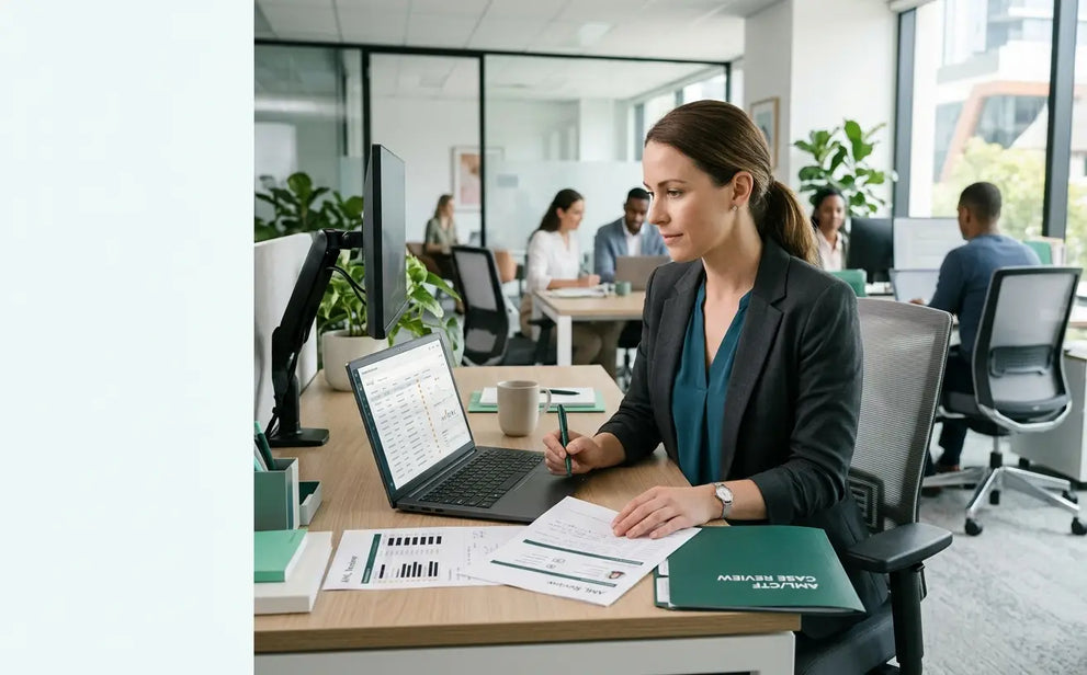 Australian compliance professional reviewing AML red flags and suspicious transaction activity