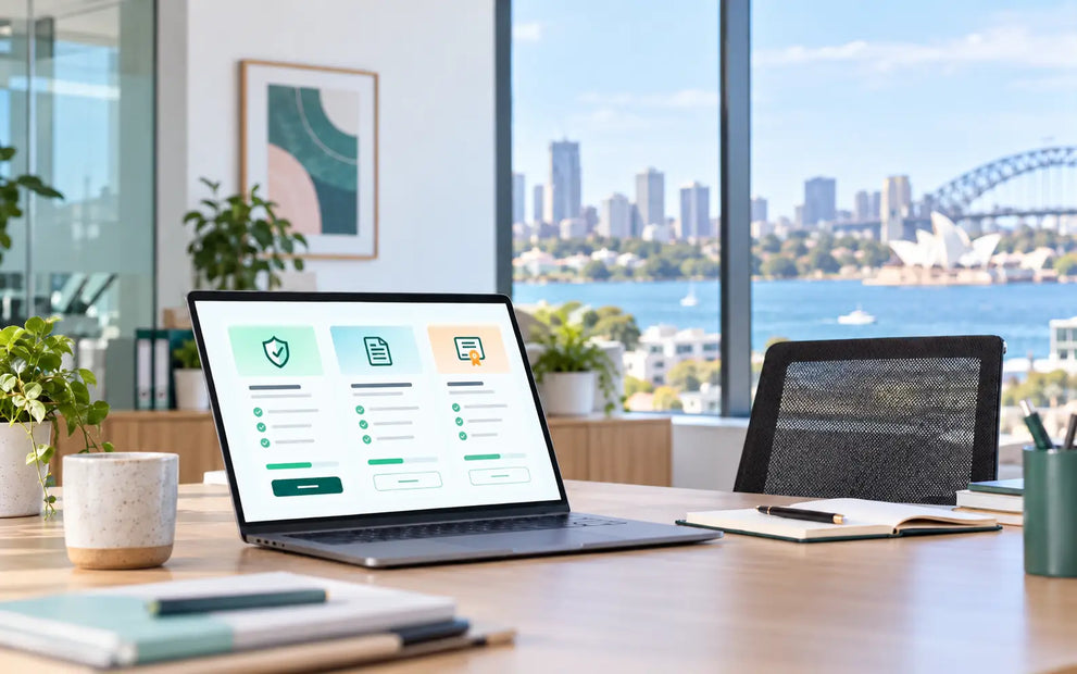 Australian compliance professional comparing AML/CTF training online in Australia