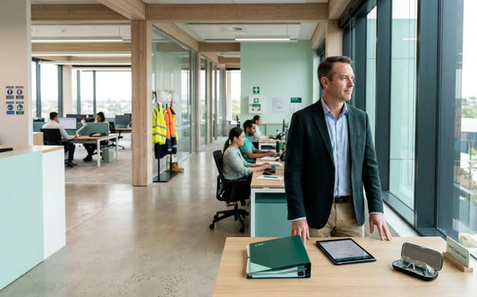 PCBU overseeing workplace health and safety responsibilities in Australia
